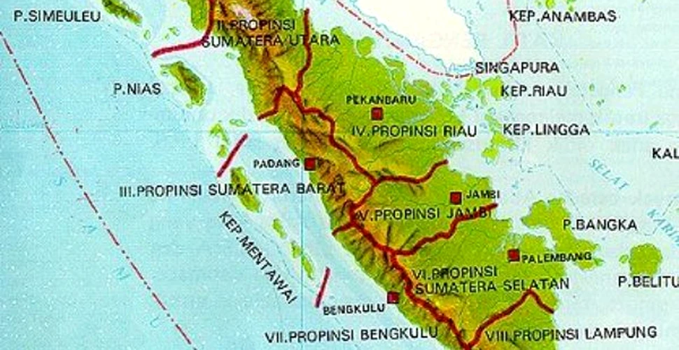 Vulcan subacvatic urias descoperit langa coasta Insulei Sumatra