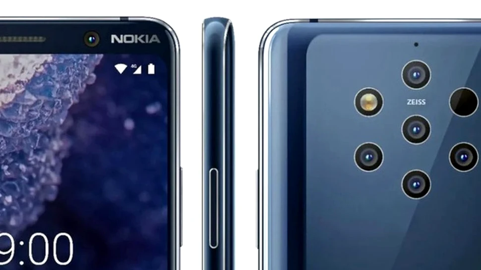 Cum arată Nokia 9 PureView? Primul telefon cu cinci camere foto