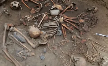 Spirala oaselor: mai multe schelete umane aranjate într-o formă stranie au fost descoperite în Mexic