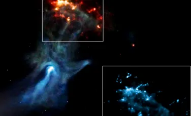 O uriașă „mână” fantomatică străbate spațiul întunecat. Noi imagini surprinse de Observatorul Chandra