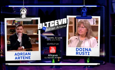 Doina Ruști, scriitoare „de primă mărime în literatura de azi”, interviu de excepție la Altceva cu Adrian Artene