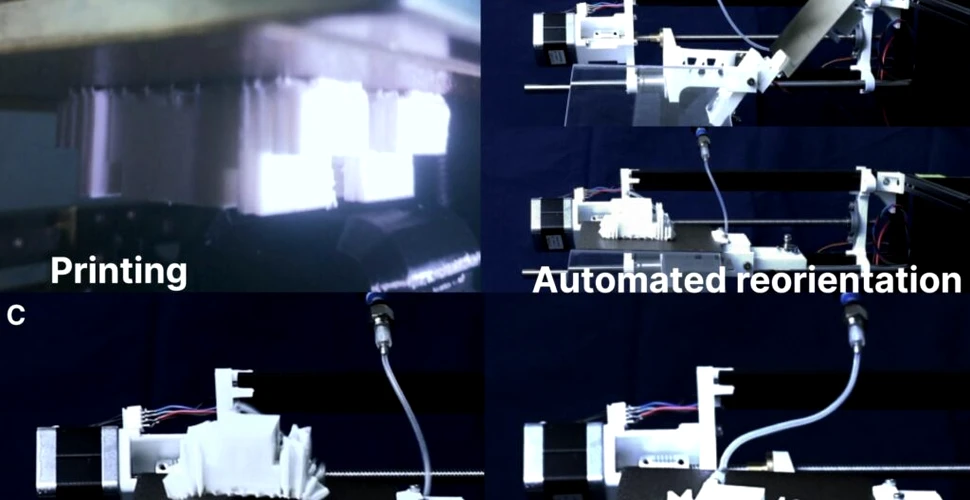 Un robot creat dintr-o singură bucată a ieșit „pe picioare” din imprimanta 3D
