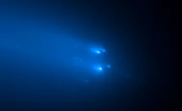 Cum arată o cometă care se dezintegrează. NASA a publicat recent imagini spectaculoase. FOTO