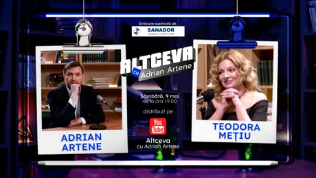 Descoperă codul secret al cuvintelor! Teodora Mețiu dezvăluie la „Altceva cu  Adrian Artene” puterea ascunsă a vocii și ”rețeta magică” dintr-un cuplu