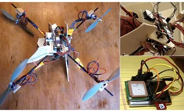 Un tată ingenios a conceput o dronă care îl conduce pe fiul său la şcoală (VIDEO)