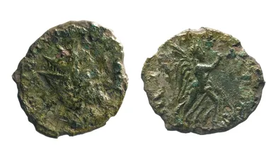 Arheologii au descoperit o monedă romană foarte rară a unui împărat roman uzurpator