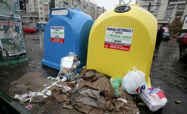 Doar 12% dintre români care au acces la colectare selectivă folosesc containerele speciale