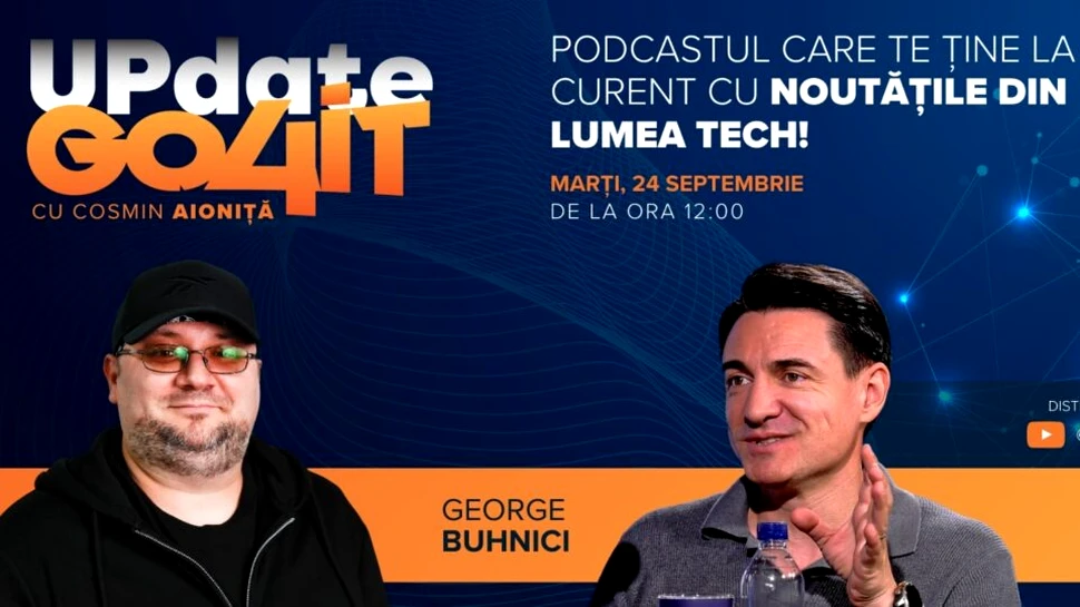 Nu ratați discuția cu George Buhnici despre inovațiile digitale la „Update Go4it” #4