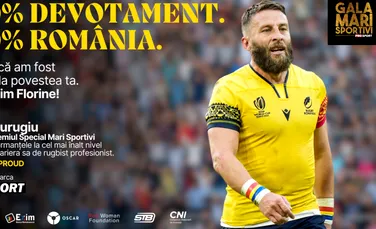 Florin Surugiu, premiat la Gala Mari Sportivi 2024! A fost ales cel mai bun jucător de rugby din campionatul intern