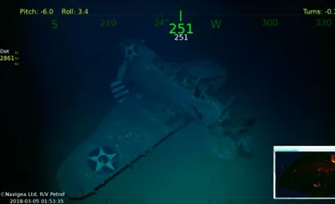 Descoperire importantă în adâncul Pacificului: Epava primului portavion scufundat în Al Doilea Război Mondial a fost descoperită după 76 de ani