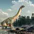 Noi reconstrucții 3D arată că sauropodele „dădeau din coadă” la fel ca un câine