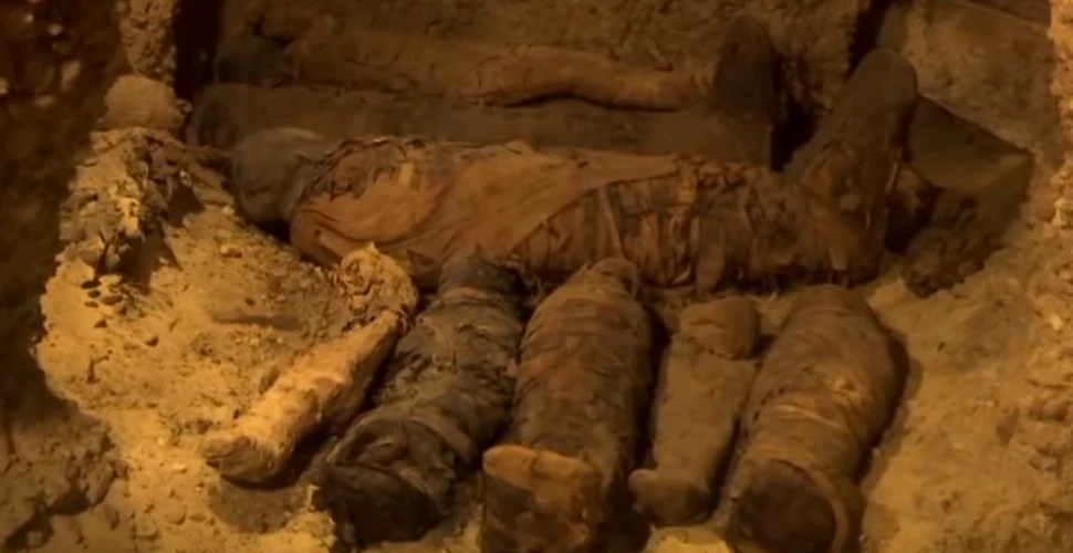 Arheologii au descoperit 50 de mumii într-un mormânt străvechi din Egipt