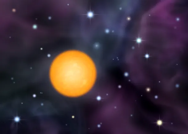 SDSS J0018-0939, în viziunea artistului
