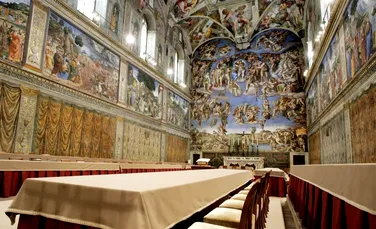 Transpiraţia şi aerul expirat de turişti distrug Capela Sixtină. Ce planuri are Vaticanul pentru a proteja opera lui Michelangelo