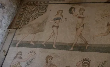 Flip-flops de pe vremea Imperiului Roman. Misterul mozaicului descoperit în Sicilia