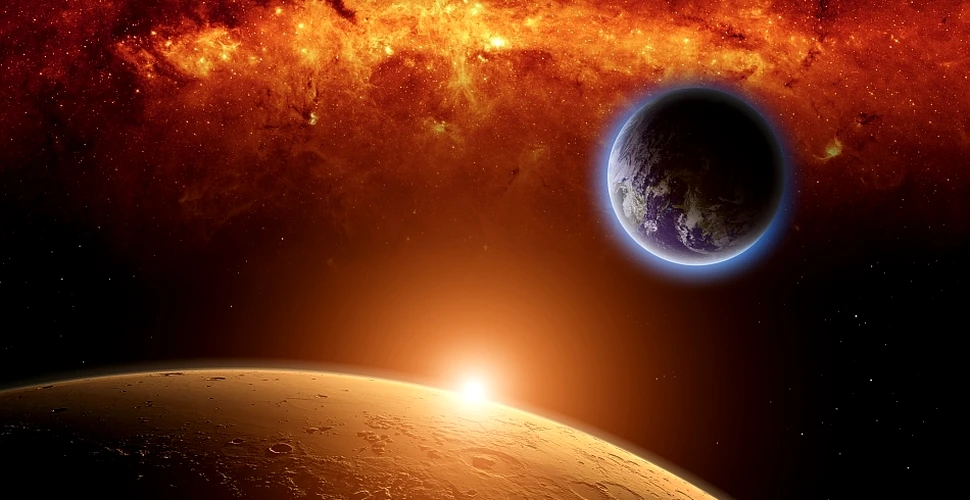 Marte a avut în atmosferă mai mult oxigen decât Terra, însă l-a pierdut în urma unei coliziuni catastrofale
