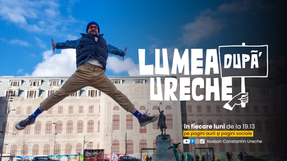 LUMEA DUPĂ URECHE schimbă lumea cu 1000 de idei geniale! Din 17 februarie, pe YouTube