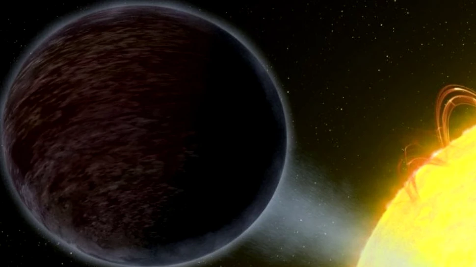 Cercetătorii au descoperit o exoplanetă extrem de stranie şi întunecată: este atât de neagră încât absoarbe aproape toată lumina primită de la steaua sa