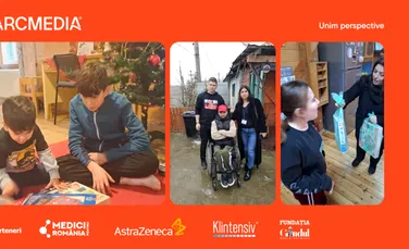 ARCMEDIA aduce bucuria Crăciunului mai aproape de copiii care au cea mai mare nevoie
