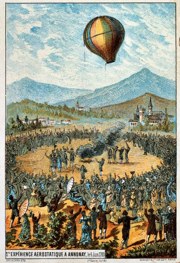 Fraţii Montgolfier, inventatorii balonului cu aer cald