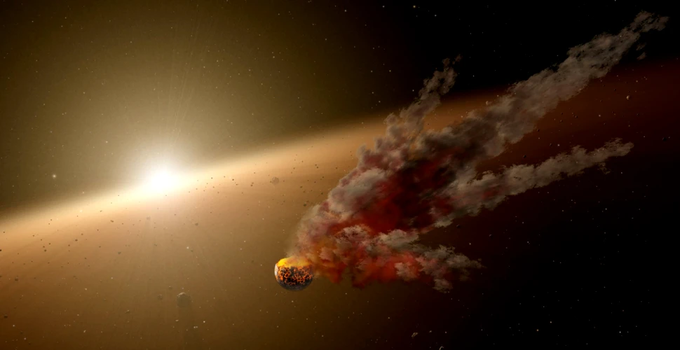 Materialul din care s-a format Sistemul Solar şi planetele a fost descoperit în praful ce provine de la comete