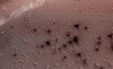 Cum s-ar fi format acești păianjeni pe suprafața planetei Marte