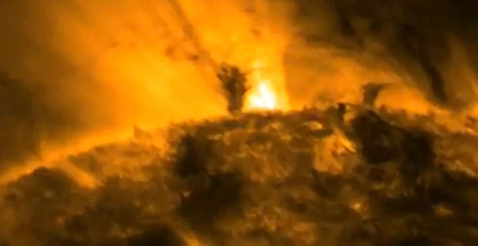 NASA a filmat o tornadă de dimensiunile Pământului pe suprafaţa Soarelui (VIDEO)