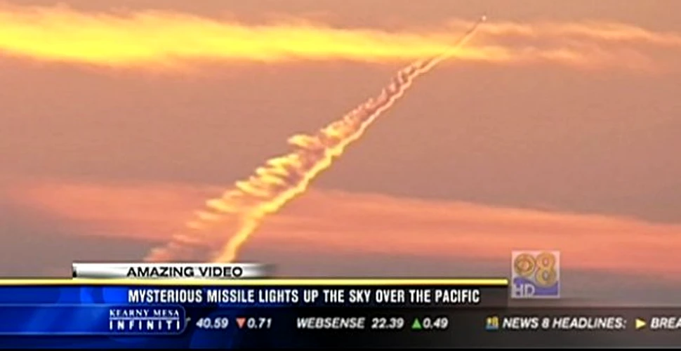 Cine a lansat bizara racheta de pe cerul Los Angelesului? (VIDEO)