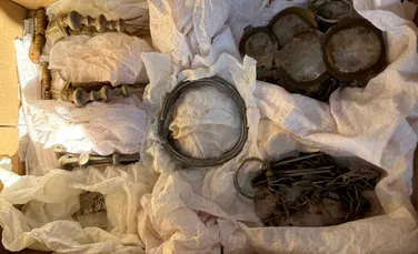 Un tezaur din argint al dacilor a fost găsit de arheologi amatori în comuna Breaza din Mureș