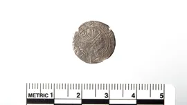 Un nasture găsit pe un câmp s-a dovedit a fi o monedă rară din timpul ultimului rege viking al Norvegiei