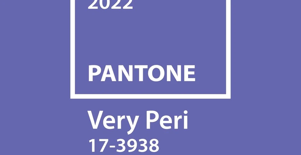 Pantone a dezvăluit culoarea anului 2022