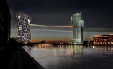 Copenhaga construieşte un podul pietonal la înălţimea zgârie-norilor