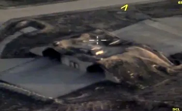 Atacul SUA asupra Siriei, filmat cu o dronă de armata Rusiei. VIDEO
