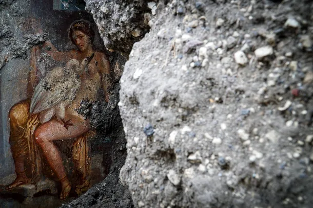 Fresca unei regine ”senzuale” descoperită în Pompeii