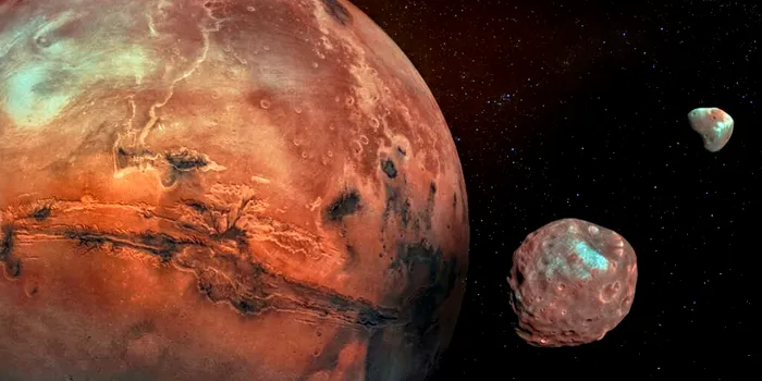 O sondă a detectat „elemente necunoscute” în satelitul natural Phobos al lui Marte