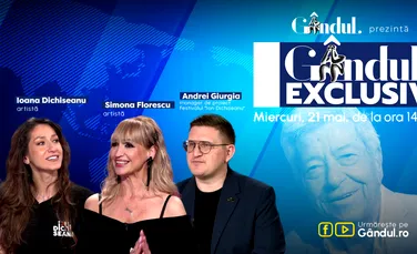 Gândul Exclusiv prezintă „Raiul cultural” miercuri, 21 mai, de la ora 14.00, live pe Gândul. Invitați: Ioana Dichiseanu, Simona Florescu și Andrei Giurgia