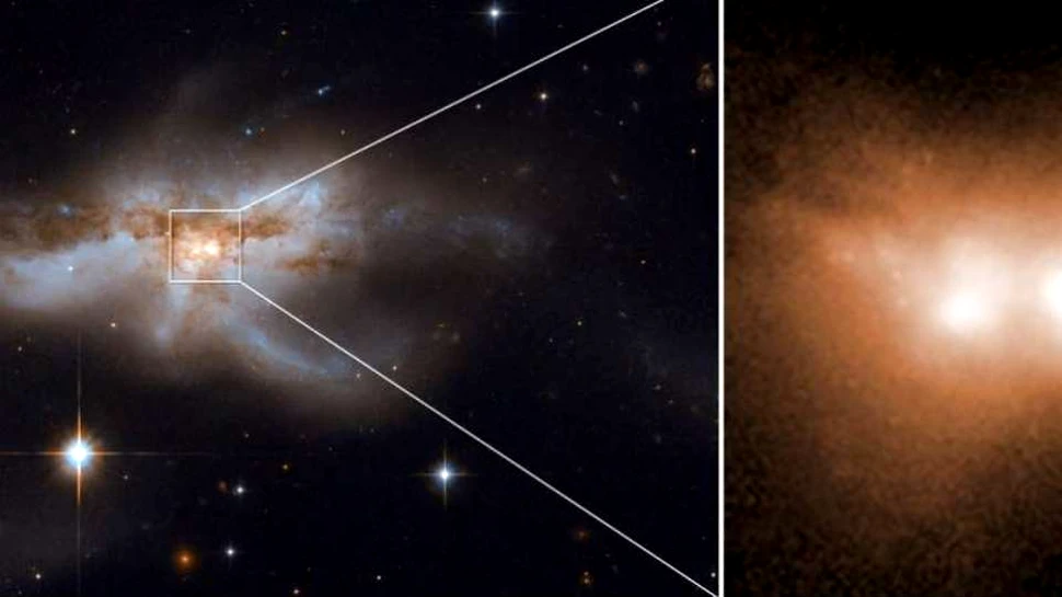 Premieră uimitoare în astronomie: cercetătorii au găsit mai multe perechi de găuri negre în centrul galaxiilor, aflate foarte aproape de contopire