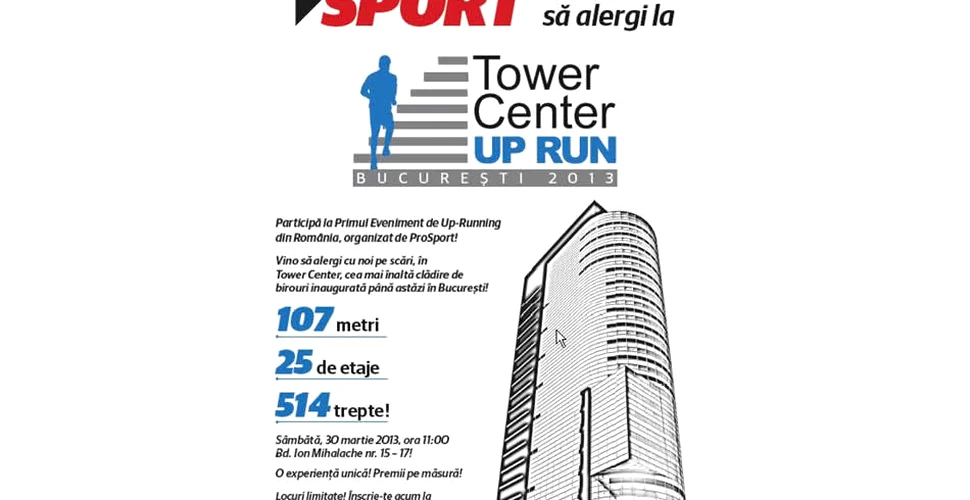 ProSport te cheama sa alergi la primul eveniment de up-running din Romania!