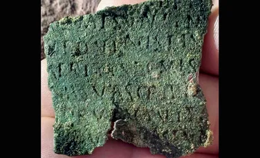 Un fragment al unei diplome militare din bronz descoperit în Bulgaria