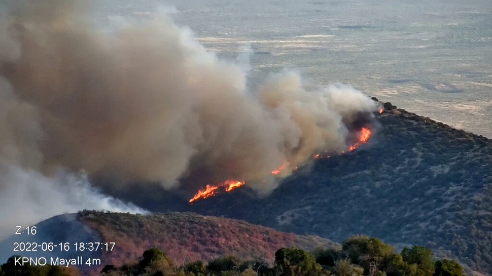 Un important observator din SUA, cuprins de incendii de vegetație. Starea telescoapelor nu este cunoscută