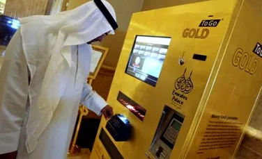 In Dubai a aparut bancomatul care iti ofera lingouri de aur (FOTO)