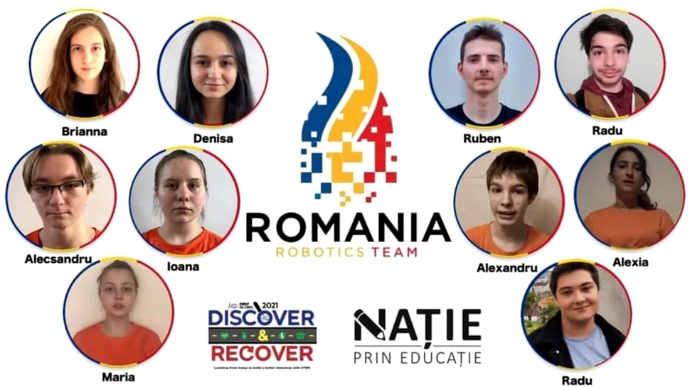 Echipa României, primul loc la Olimpiada de Robotică FIRST Global 2021