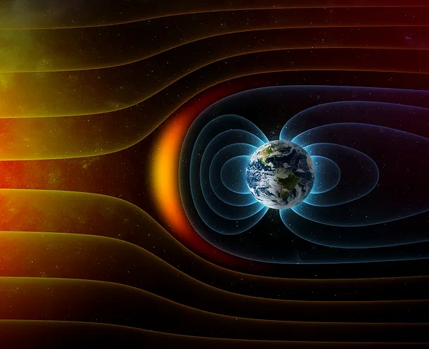 Câmpul magnetic terestru nu se vede, deşi este peste tot în jurul nostru şi ne protejează mai ales de vânturile solare