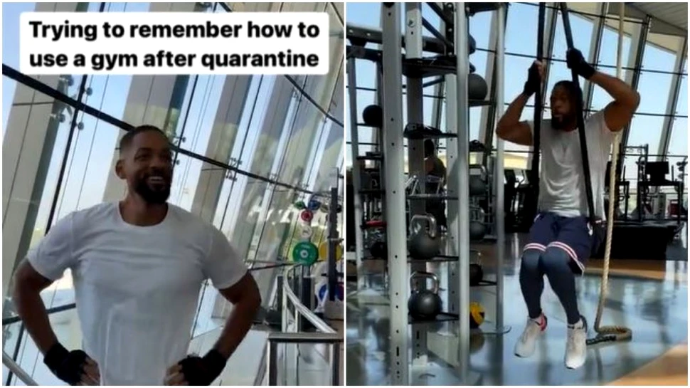 Sportul după pandemie. Actorul Will Smith îşi reaminteşte exerciţiile la sală într-un clip viral