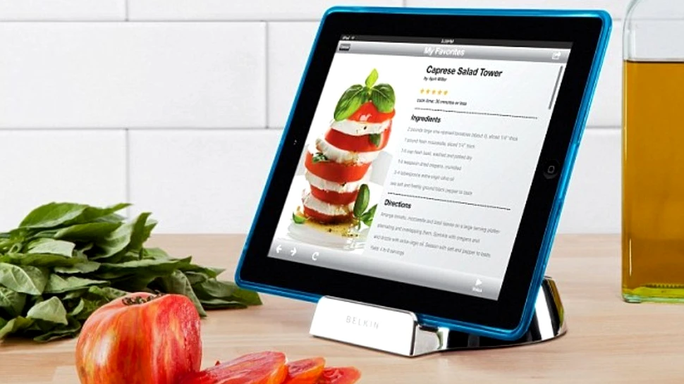 iPad într-un nou rol: carte de bucate!