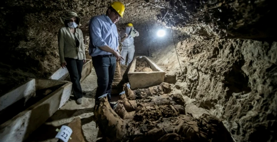 O catacombă cu 17 mumii a fost descoperită în Egipt. Este o ”descoperire fără precedent”