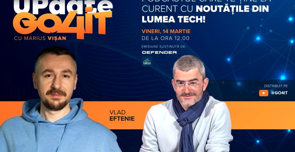 „Update Go4it” #17 – Despre gadget-uri, fotografie și trenduri vizuale cu Vlad Eftenie