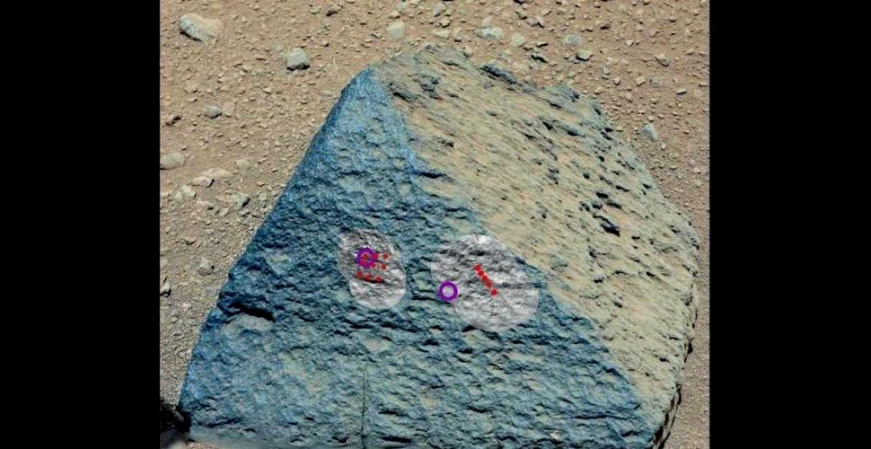 Prima rocă marţiană analizată de spectrometrul lui Curiosity oferă surprize