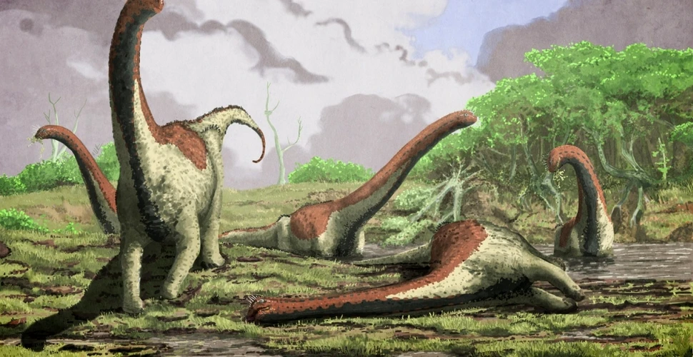 A fost descoperită o nouă specie de dinozaur uriaş! Rukwatitan bisepultus cântărea 60 de tone