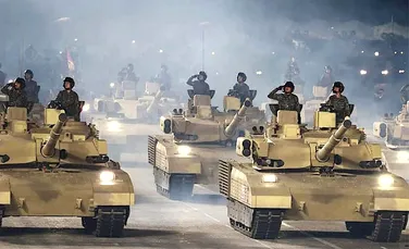 Coreea de Nord a prezentat prototipul unui nou tanc cu care vrea să-și intimideze inamicii